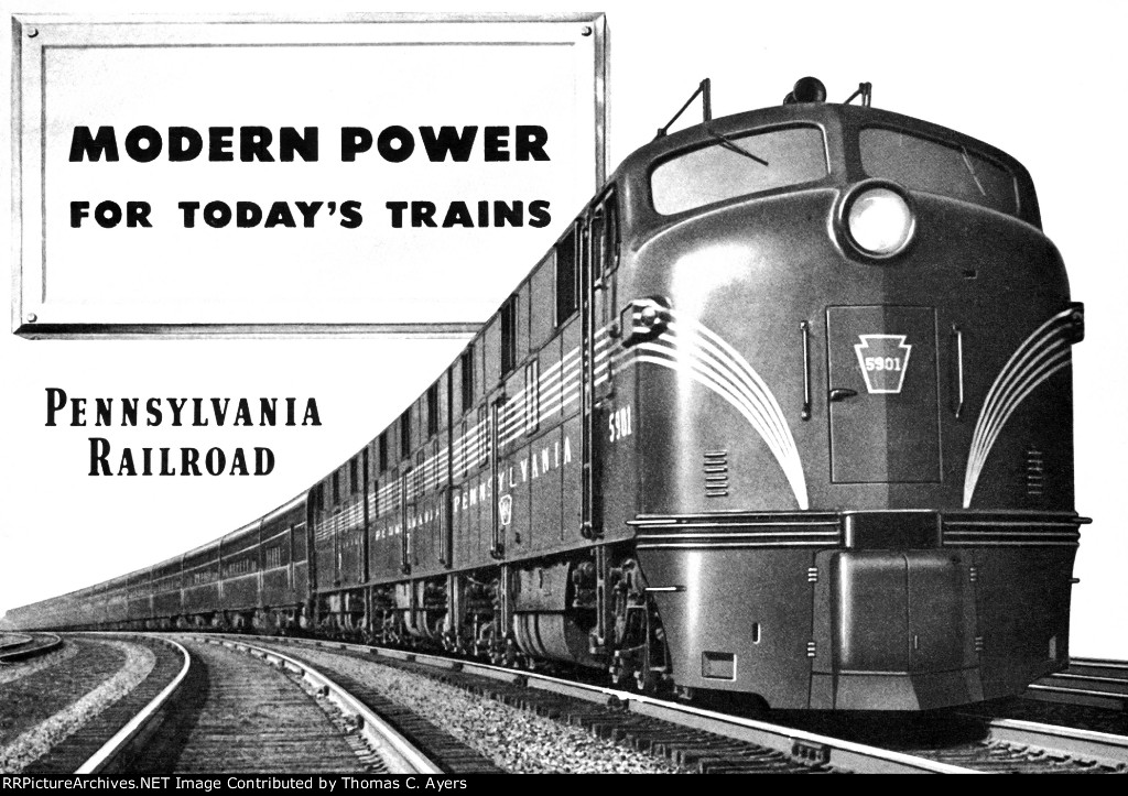 "Modern Power For Today's Trains, " Front Cover, 1949